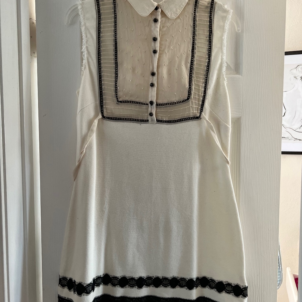 Free People Embroidered Dress M